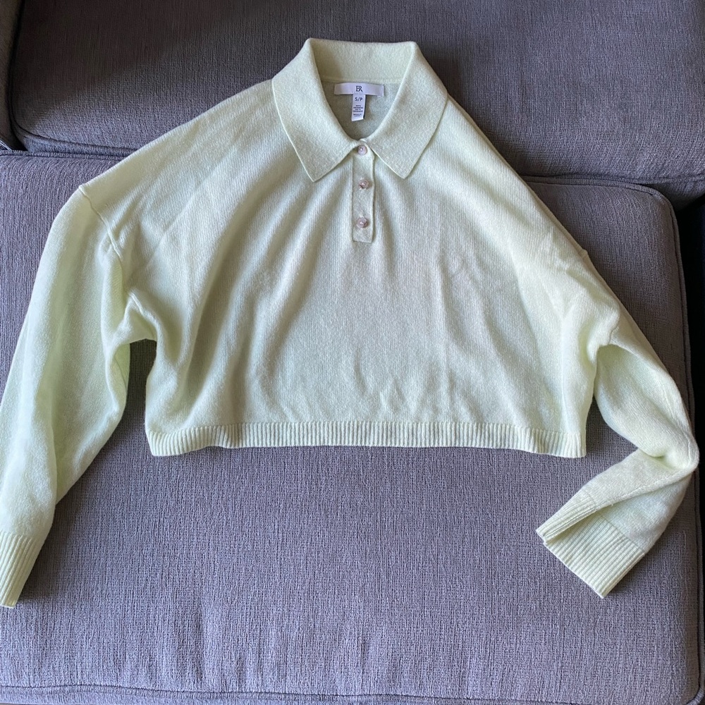 CASHMERE OVERSIZED CROPPED SWEATER